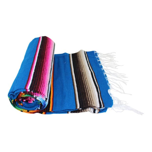 Navy Blue Mexican Blankets mexican blankets, serapes Baja