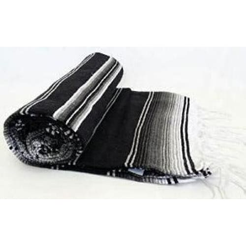 All Black Mexican Blankets mexican blankets, serapes Baja