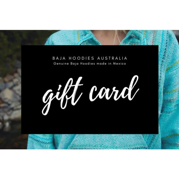 Gift Card gift cards, certificate, vouchers Baja Hoodies