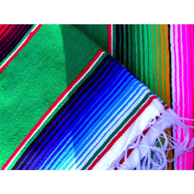 Light Green Mexican Blankets mexican blankets, serapes Baja