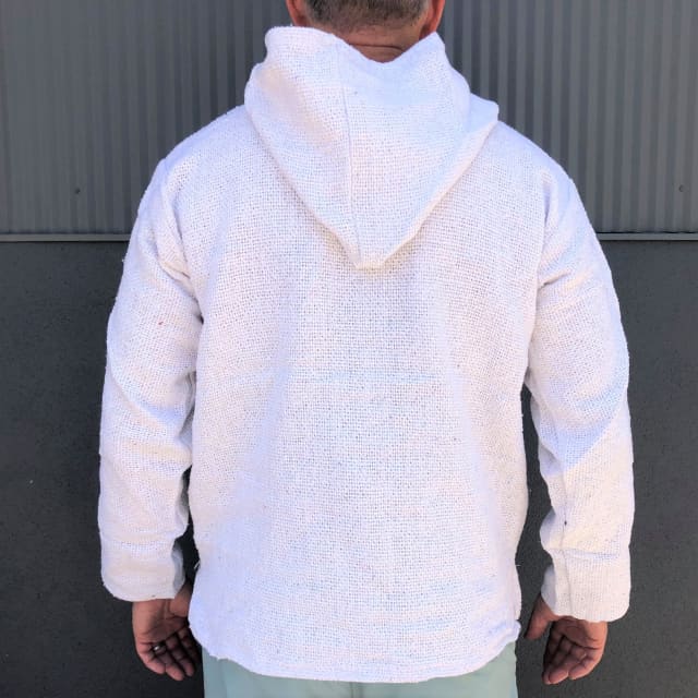 Mexican Surfer Baja Hoodie Ghost White baja hoodies,