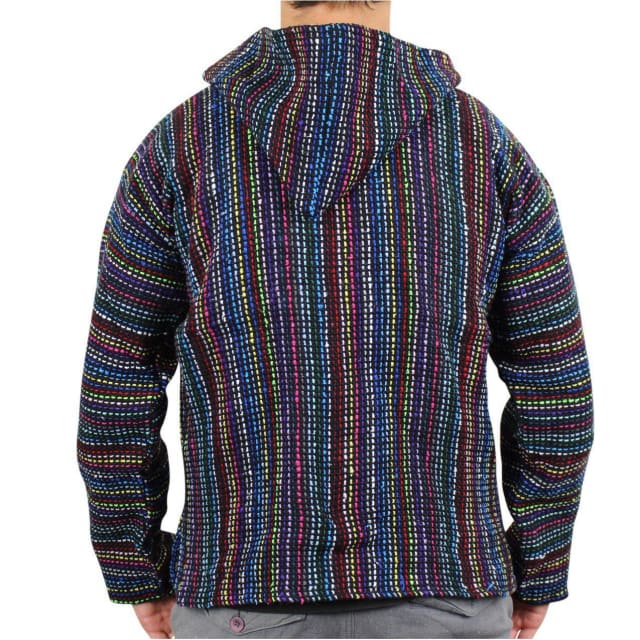 Mexican Surfer Baja Hoodie Multicoloured Thin Stripes baja