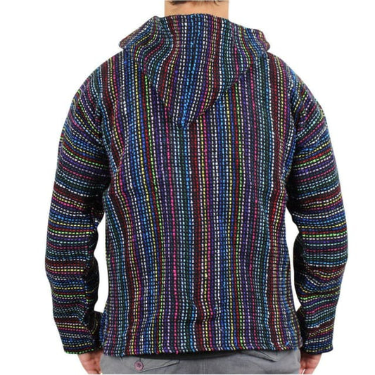 Mexican Surfer Baja Hoodie Multicoloured Thin Stripes baja