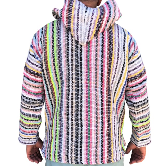Mexican Surfer Baja Hoodie Neon Multicoloured baja hoodies,