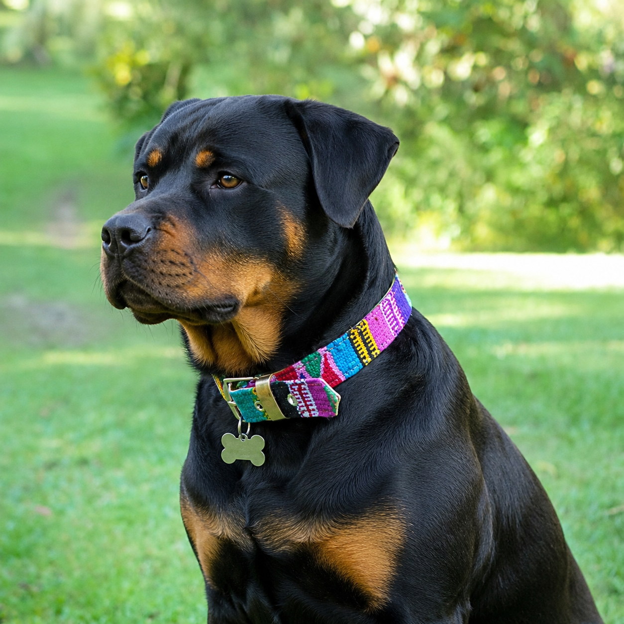 Hand Woven Pet Collars - Made in Guatemala Size XXL