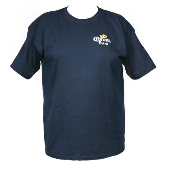Cerveza Corona T Shirt: Blue t-shirt Baja Hoodies Australia