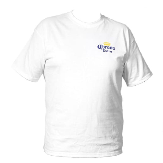 Cerveza Corona T Shirt: White t-shirt Baja Hoodies Australia