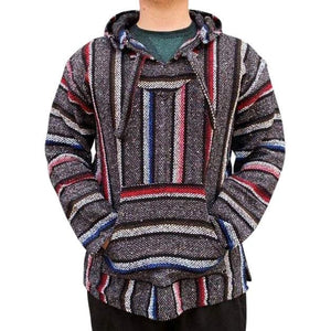 Mexican Surfer Baja Hoodie Multicoloured Thick Stripes baja 