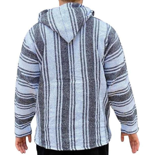 Mexican Surfer Baja Hoodie Sky Blue baja hoodies, jumpers, 