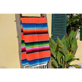 Orange Mexican Blankets mexican blankets, serapes Baja 